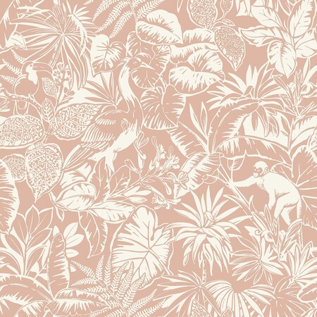 Chesapeake Corcovado Coral Jungle Jamboree Wallpaper 4071-71010