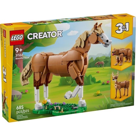 Lego Creator Beautiful Horse Building Set Multi 685 pc 31166
