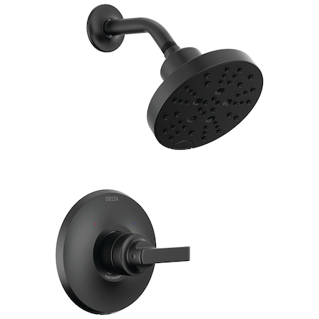 Delta Tetra 14 Series Shower Trim In Matte Black T14289-BL