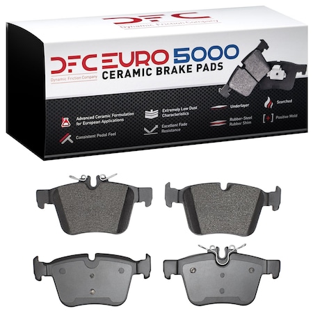 Dfc 5000 Euro Ceramic Disc Brake Pad Set,  1600-1795-00