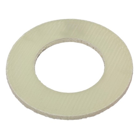 Zoro Select Flat Washer, For Screw Size 5/8 in , Fiberglass Not Applicable Finish, 10 PK Z8339
