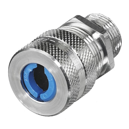 Hubbell Wiring Device-Kellems Straight Metallic Cable Grip, M25 x 1.5 SHCM251033