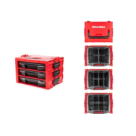 Tekton 3-Drawer Stack with Parts Trays OLB99202