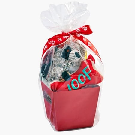 Nashville Wraps Clear Cello Basket Bags, X-Small 8x4x18, 100PK C8BC