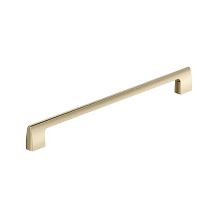 Amerock Riva 12-5/8 inch 320mm Center-to-Center Golden Champagne Cabinet Pull BP55492BBZ