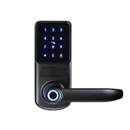 Ecs Hardware A290 Smart Door Lock with Fingerprint Reader and Levers ECSH-A290