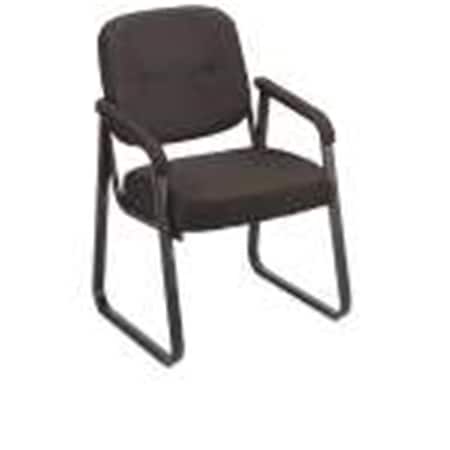 Famous Brand A8049NPF-28F-BK Fabric Reception Chair Black YYGB-250786BK