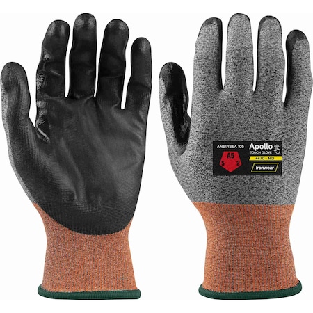 Ironwear A5 Cut Level Polyurethane Coated Work Gloves (Large) 4470-LG