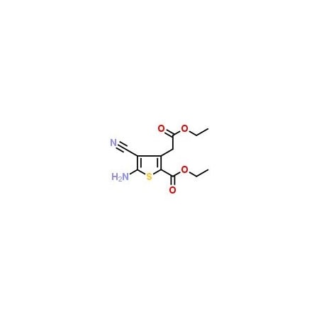 Ak Scientific Ethyl 5-amino-4-cyano-3-(2-ethoxy-2-oxoethyl)thiophene-2-carboxylate (100g), CAS 58168-20-0 B524-100g