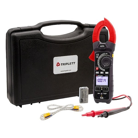 Triplett DigitalClampMeter, TRMS, 1000A, 600VAC CM1070-NIST