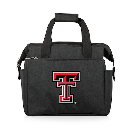 Picnic Time Family Of Brands NCAA Texas Tech Red Raiders On The Go Lunch Bag Cooler - Soft Cooler Lunch Box, Black 510-00-179-574-0