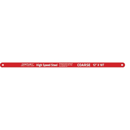 Century Drill & Tool Carbon Alloy Steel Hacksaw Blade 4337