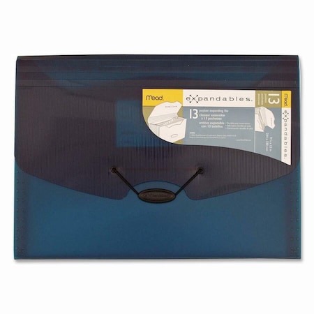 Mead Expanding File, Poly, 12in W, 10 1/4in H, Black 35902