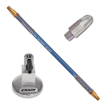 Exair Blow Off Station, 18 in Hose L, 10 scfm 1103-9368