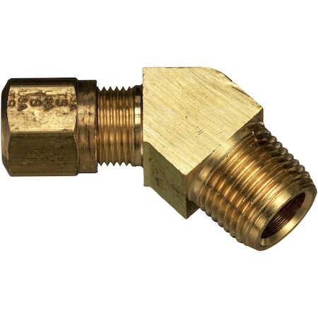 Gates Air Brake To Male Pipe - 45 Nylon Tubing Compression G32102-0606