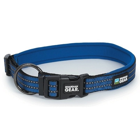 Guardian Gear Dog Collar, O-Ring Link, 12 to 19 in L Collar, Nylon, Royal Blue ZA0006 12 19