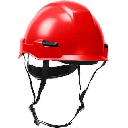 Dynamic Industrial Climbing Helmet w/Polycarbonate / ABS Shell, Nylon Suspension, Wheel Ratchet Adjustment an 280-HP141R-15