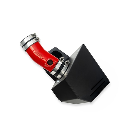 Hps Performance Air Intake Kit with Heat Shield, Red,  827-728R