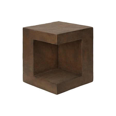 Monarch Specialties Accent Table 25"h, Indoor or Outdoor, Side Table, Nightstand, Square, Walnut, Modern I 4133