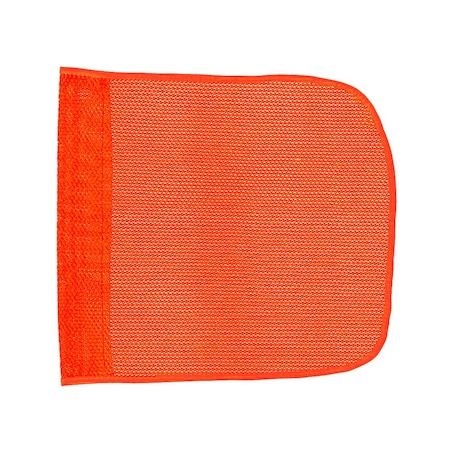 Safetywhips Warning Whip Flag, Orange Mesh, Nylon, UV resistant, anti-microbial, fray resistant, 11.5 Length Flag11-O