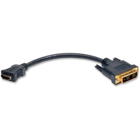 Tripp Lite 8IN HDMI TO DVI ADAPTER CONVERTER CABLE CONNECTOR HDMI TO DVI-D F/M 8INCH P130-08N