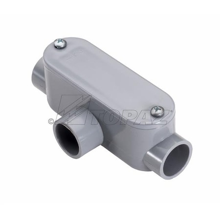 Topaz 1178 Conduit Body, Type T, PVC, 3" 1178TZ