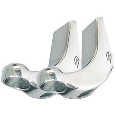 Replacement For Peterbilt 359 W Modification Year 1985 Polished Aluminum Headlight Brackets