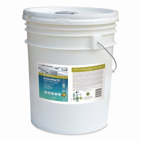 Ecos Pro Dishmate Manual Dish Liquid, Free and Clear, 5 gal Pail PL9721/05