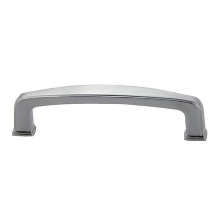 Pride Industrial 4-5/8in Deco Cabinet Pull with 3-3/4in Center to Center Polished Chrome Finish P81092PC