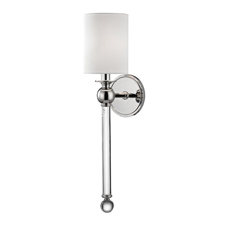 Hudson Valley Lighting Gordon 1 Light Wall Sconce 5 In. Polished Nickel 6031-PN