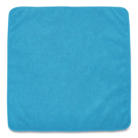 Rubbermaid Commercial Microfiber Cleaning Cloths, 16 x 16, Blue, PK24 1820583