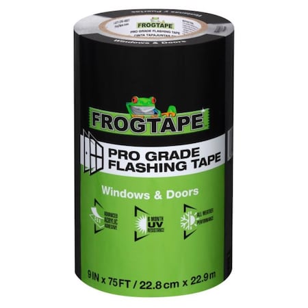 Frogtape Pro Grade 9 in. W X 75 ft. L Tape Flashing Tape Black 105726