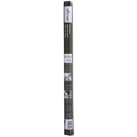 Adfors Insect Screen, 7 ft L, 24 in W, Fiberglass, Charcoal 33117