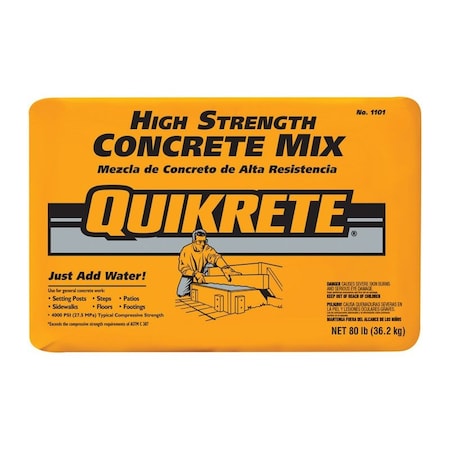 Quikrete Concrete Mix 80 lb Gray 110180