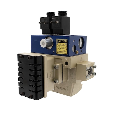 Ross Controls Double Valves with Pneumatic L-G Monitor, Ports 3/8 to 3/4 3573D4242Y