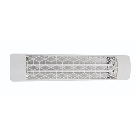 Eurofase SS 39in Dual Element 4000W 277V Heater, White, Stella Decor Plate EF40277W6