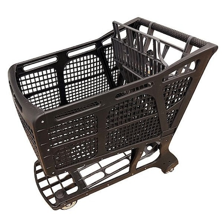 R.W. Rogers Co ShoppingCart, Polymer, 38-inL, 24-1/2inW EX-11575 GRAY/REPRO