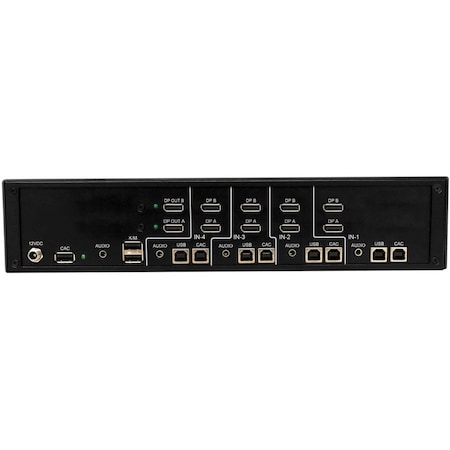 Tripp Lite SECURE KVM SWITCH, 4-PORT, DUAL HEAD, DISPLAYPORT TO DISPLAYPORT, 4K, NIAP PP4.0 B002-DP2AC4-N4