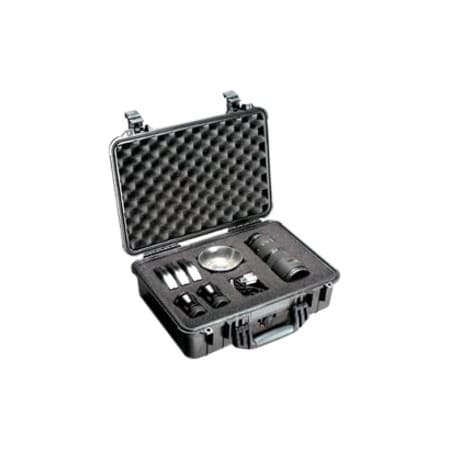 Pelican Orange Protective Case, 18-1/2"L x 14.06"W x 6.93"D 1500NF