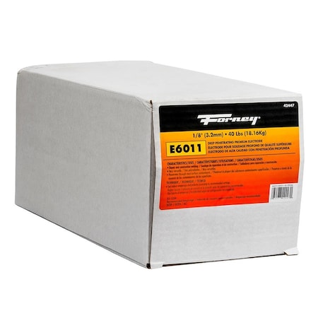 Forney Steel Electrode, 88000 PSI 0.12 in. 228696