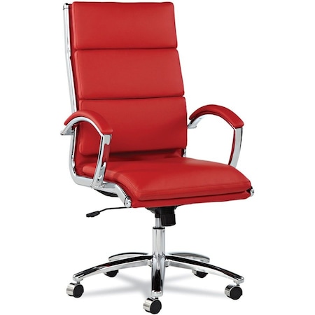 Alera Executive Chair Neratoli(TM) High-Back Slim Profile Chair, Arched Arms, 19" to 22-1/2" Height ALENR4139
