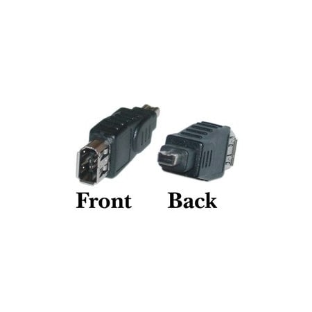 Cable Wholesale Firewire Adapter, IEEE-1394a , 6 Pin Female / 4 Pin Male 30E3-01300