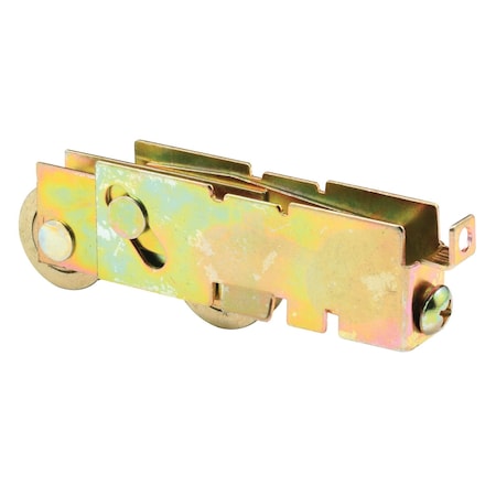 Prime-Line 1-1/8 inch Steel Ball Bearing Sliding Door Tandem Roller Assembly, F-Tab, Single Pack D 1847