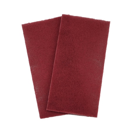 High Teck Products 6inX9in VERY FINE RED SCUFF PAD, 20PK SPRED