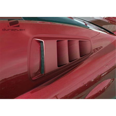 Duraflex 2010-2014 Ford Mustang Hot Wheels Window Scoop - 2 Piece, 2PK 105867