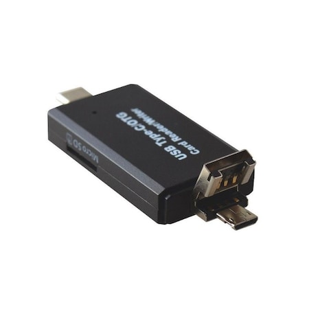 Sanoxy 3 in 1 Type C Micro USB & USB OTG Adapter SD TF Card Reader SANOXY-HUB4