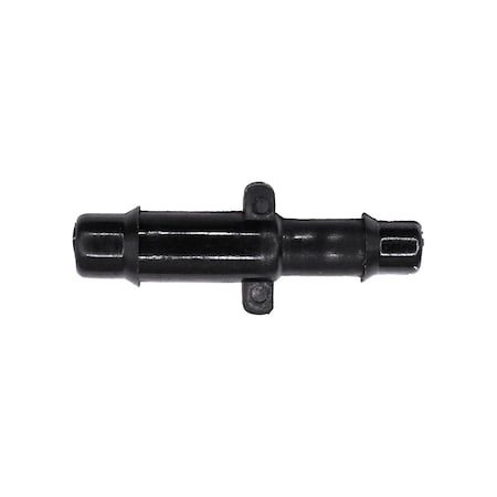Auveco Nylon Straight Connector 1/4in x 3/16in, 10PK 12935