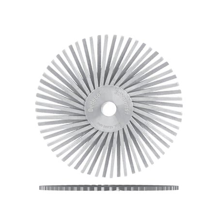 Dedeco SUNBURST 4'' TA DISCS WHITE 120 GRIT (A/O), 12PK 2458