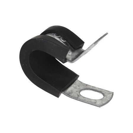 Auveco 3/8in Steel Clamp with Neoprene Jacket, 10PK 20503