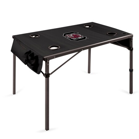 Picnic Time Family Of Brands NCAA South Carolina Gamecocks Travel Table Portable Folding Table, Camping Table, Outdoor Table 799-00-179-524-0
